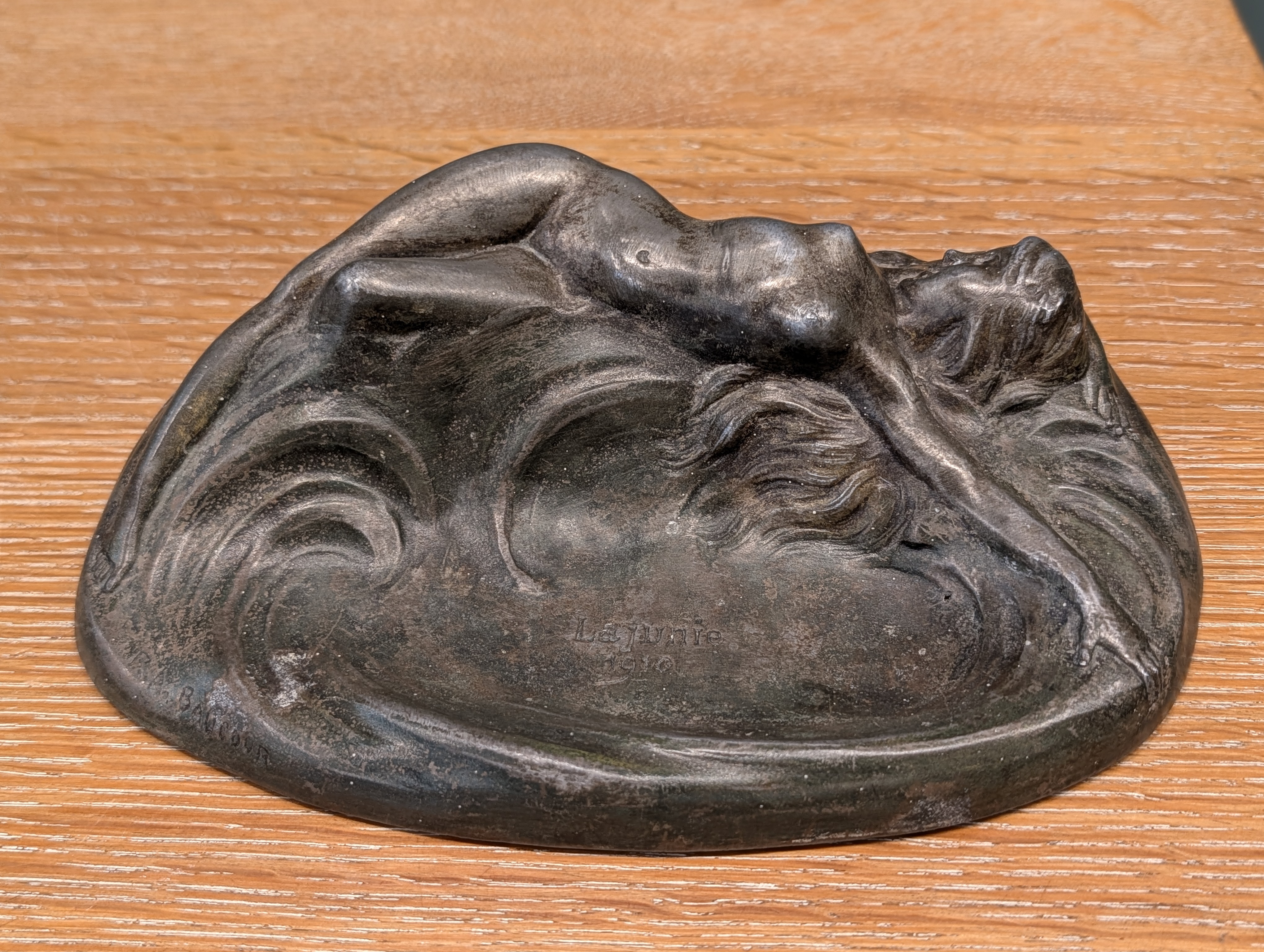 Sculpture en bronze de René-Albert Baucour, 1910